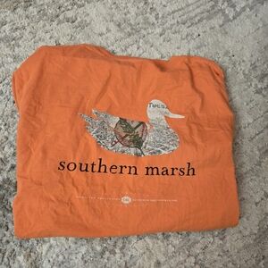 Southern Marsh Authentic Heritage tee - Oklahoma  size M orange